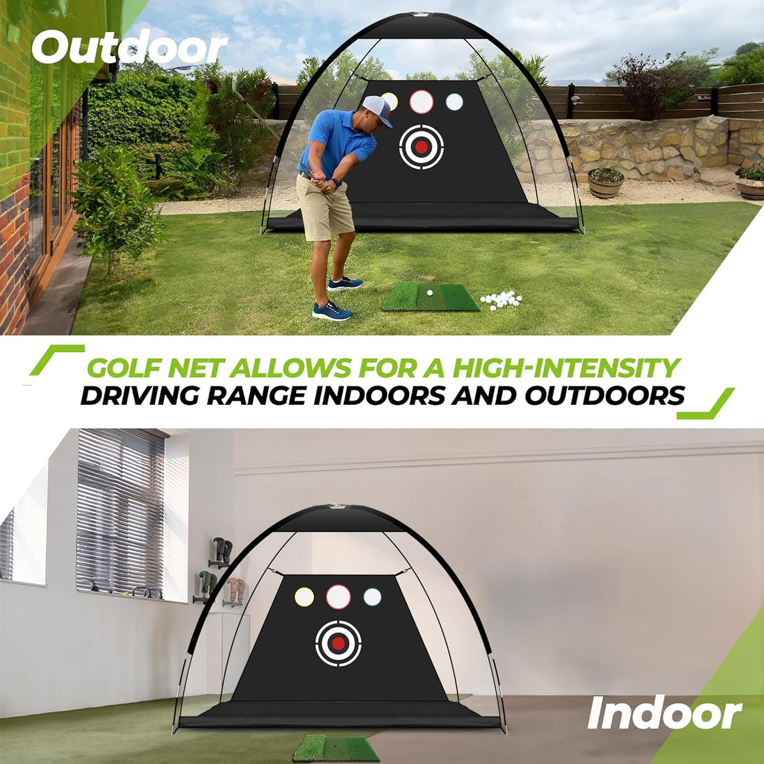 Golf Hitting Net Review: The Best Indoor & Outdoor Practice Solution (But With One Flaw) - DCUTIE