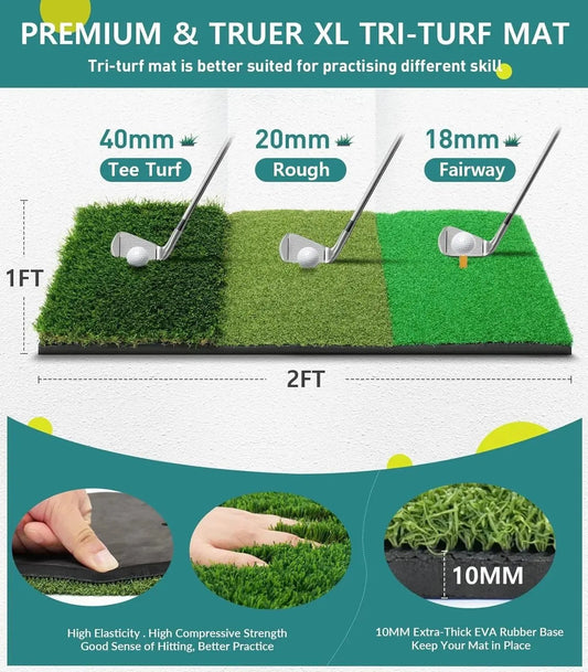 Golf Hitting Net Mat Kit: 3 Must-Have Upgrades You’ll Love (And 2 Annoying Flaws You Can Finally Ditch!) - DCUTIE