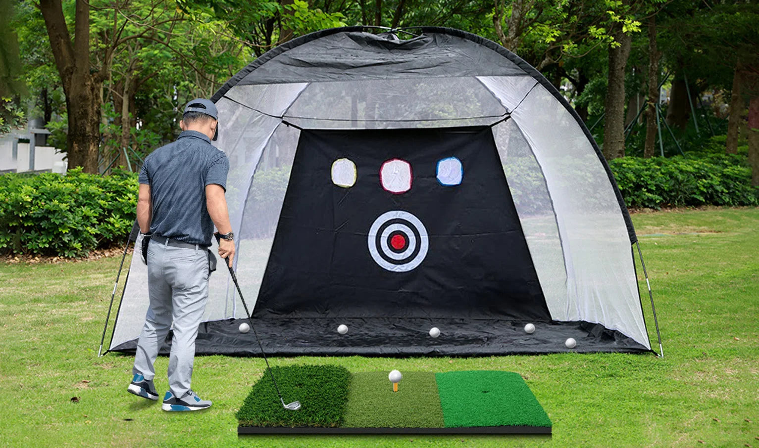 Load video: golf net